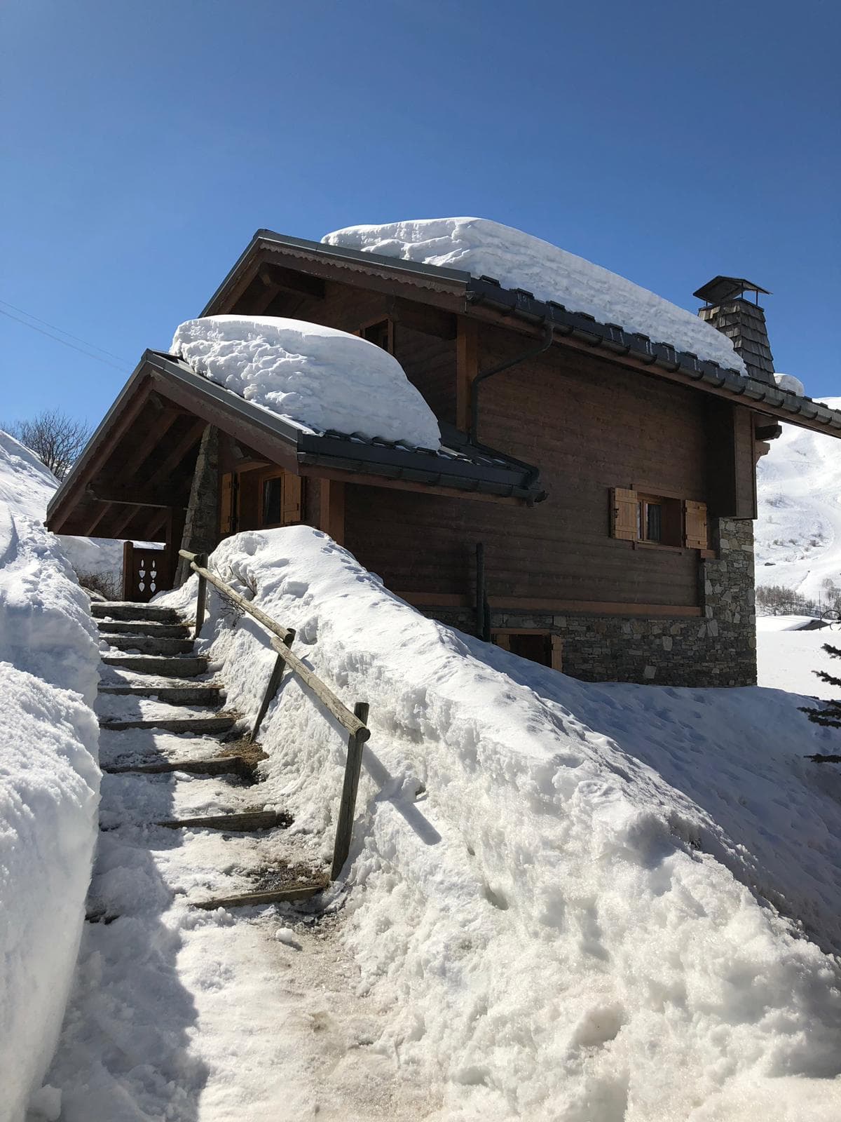 Chalet 20 in de sneeuw — Les Menuires